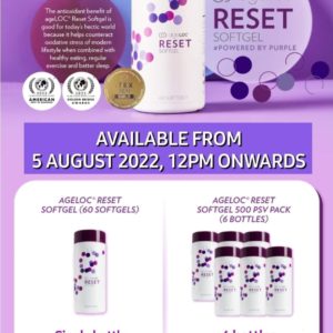 ageLOC Reset Softgel powered by purple
